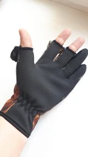 Facecozy de invierno al aire libre de pesca impermeable guantes dos o tres dedos cortados antideslizante escalada guante senderismo Camping montar guantes