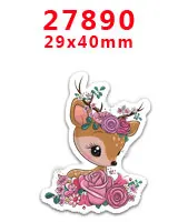 27890 30 шт мультяшный персонаж плоское украшение из смолы PR 27388 - Цвет: 27890