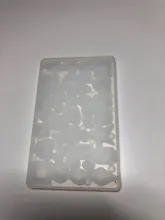 DIY espejo joyería cristal molde de resina epoxy amor geometría Luna variedad piedra preciosa colgante molde