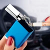 Portable Car Ashtray with Lid Mini Metal Cigarette Ashtray for Outdoor Travel with Climbing Hook Easy to Carry 1