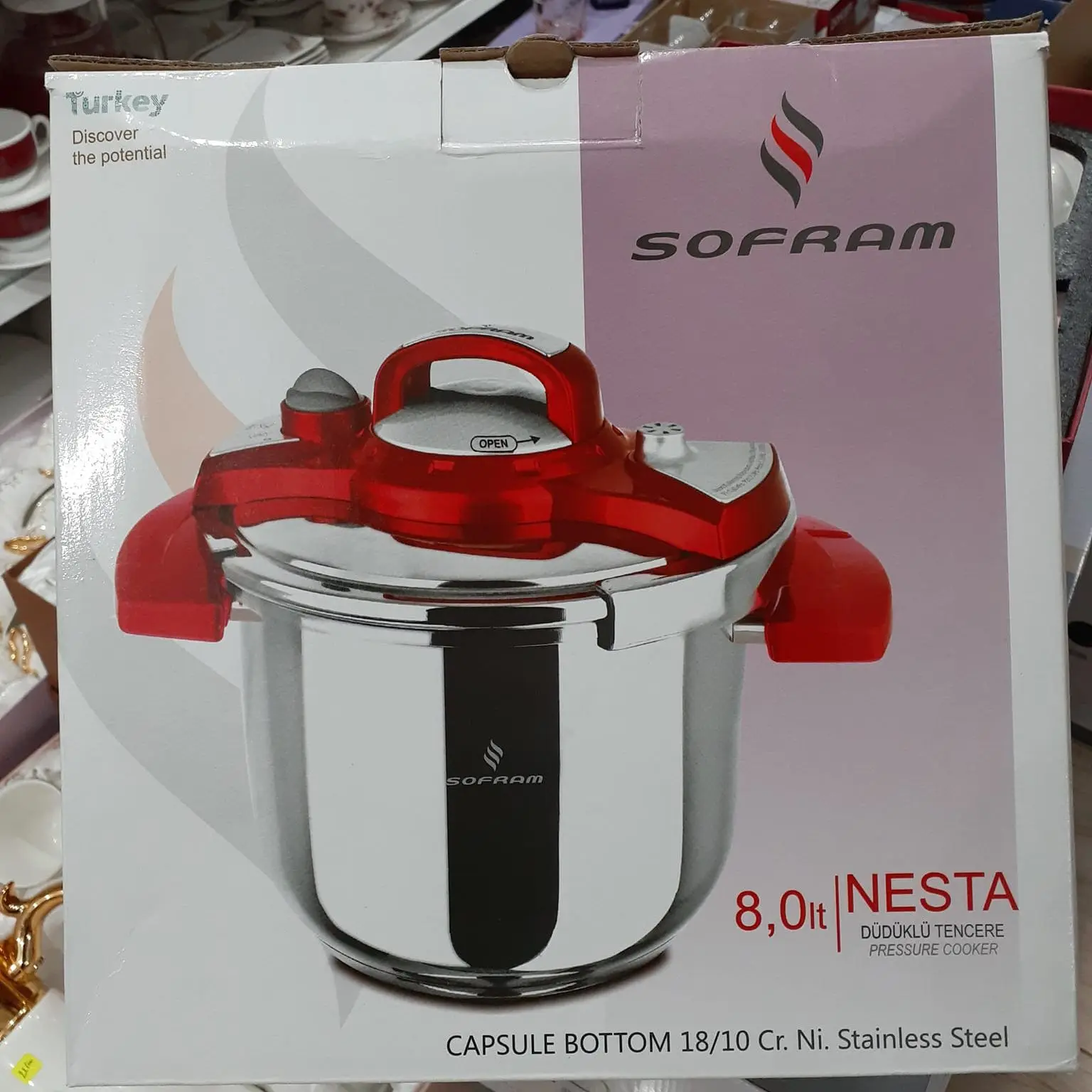 SOFRAM Stainless Steel Pressure Cooker(6 L)