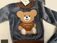 Ropa de moda para bebés, otoño e invierno, ropa cálida para niñas, traje deportivo para niños, ropa para bebé recién nacido, conjuntos de ropa infantil