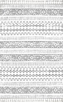 

Quantity Surveying Coco 3 'x 10' Polypropylene White Runner Rug