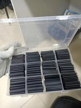 Tube Cables Sheathed Shrink-Tubing Electronic-Diy-Kit Polyolefin Black Insulated 2:1