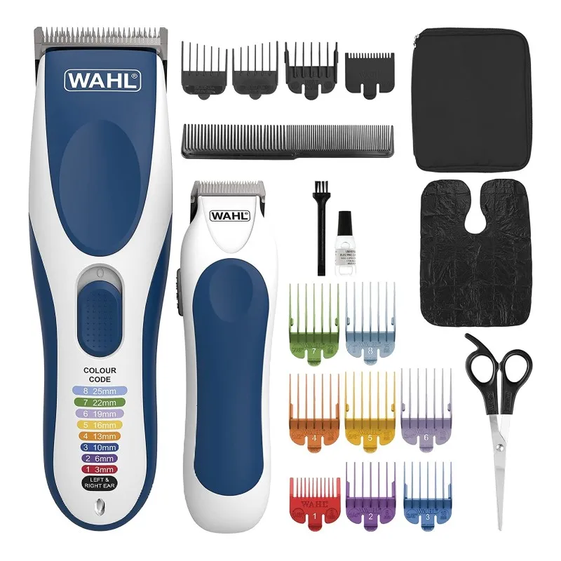 Wahl 09649-916 Color Pro Беспроводные машинки для стрижки волос мужчин Триммер бороды Шнур