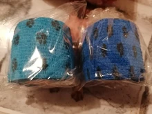 Vendaje médico para mascotas, vendaje elástico adhesivo de primeros auxilios, cinta protectora para pies, transpirable, suministro para perros