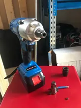 Llave de impacto eléctrica sin escobillas, accesorios de eje de 18V, llave inalámbrica de uso único/Dual, accesorio de herramienta eléctrica, 1 ud.