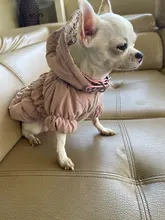 Hoodie Coat Outfit Warm-Dress Girl Dog Winter Princess New Floral 6-Sizes Bubble-Skirt