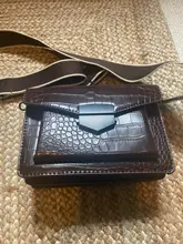 Mini bolso de mano estilo retro para mujer, bandolera pequeña a la moda, estilo simple, con correa de hombro ancha, tipo mensajero, 2020