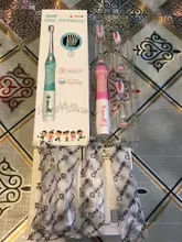 Electric-Toothbrush Battery Replacement-Brush-Heads Sonic Smart-Timer Kids SEAGO Children