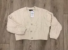 TRAF de moda de las mujeres pompón apliques pantalones de suéter de La Rebeca de manga larga Mujer ropa Chic Tops