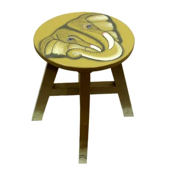 

Stool exclusive hand-made with a layer D-30 cm h-40cm tree painting