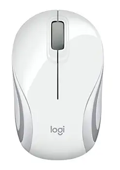 

Logitech M187 Ultra portable wireless mouse, 2.4 GHz with USB receiver, 1000 DPI optical tracking, PC/Mac/laptop, White