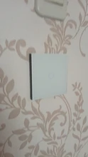 Wall-Lamp Light-Switch Glass-Panel Crystal Ac110-220v-Switch Szaoju 1-Gang White Standard