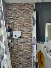 Papel de pared de ladrillo de PVC en 3D para decoración del hogar papel tapiz de piedra autoadhesivo para sala de estar y dormitorio