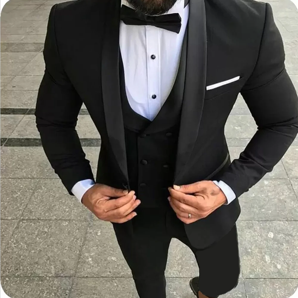 

2021 Hot Sale Men Suits Wedding Suits For Man Groom Tuxedos Business Suit Party Suit costume homme mariage Одежда для жениха 3PC