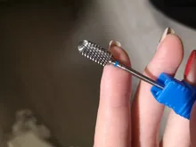 Carburo de tungsteno broca de clavo de cerámica Burr de fresado para manicura máquina eléctrica mm broca para fresa para herramientas de uñas