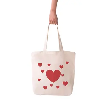 

Angemiel Bag Large Dangling Heart Shopping Beach Tote Bag