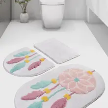 Коврик для ванной | коврик для ванной нескользящие Противоскользящие коврики белая мечта 3л набор 60X100 cm-50X60 Cm-40X60 см