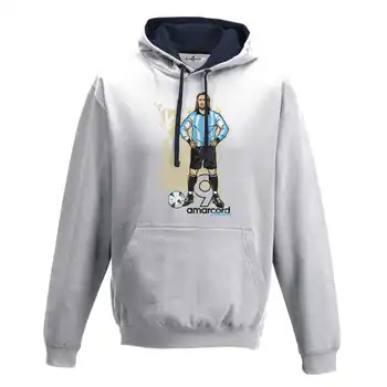 

Hood Sweatshirt Bico Football Amarcord Vintage Batigol Glory Argentina Albiceleste 2 S white-navy
