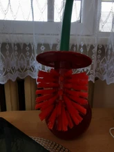 Cepillo de baño nueva hermosa cereza forma Cepillo para inodoro Cepillo de inodoro y titular Set de inodoro Cepillo de Borstel Wc Cepillo Wc trump enikemathemick ④ decoración de hogar