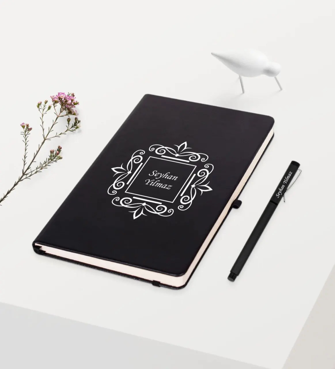 personalized journal and pen set