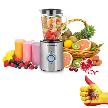 

Blender ORBEGOZO BV 12000-1250W-jug glass 1.5L - 5 speeds + TURBO-function PICAHIELO