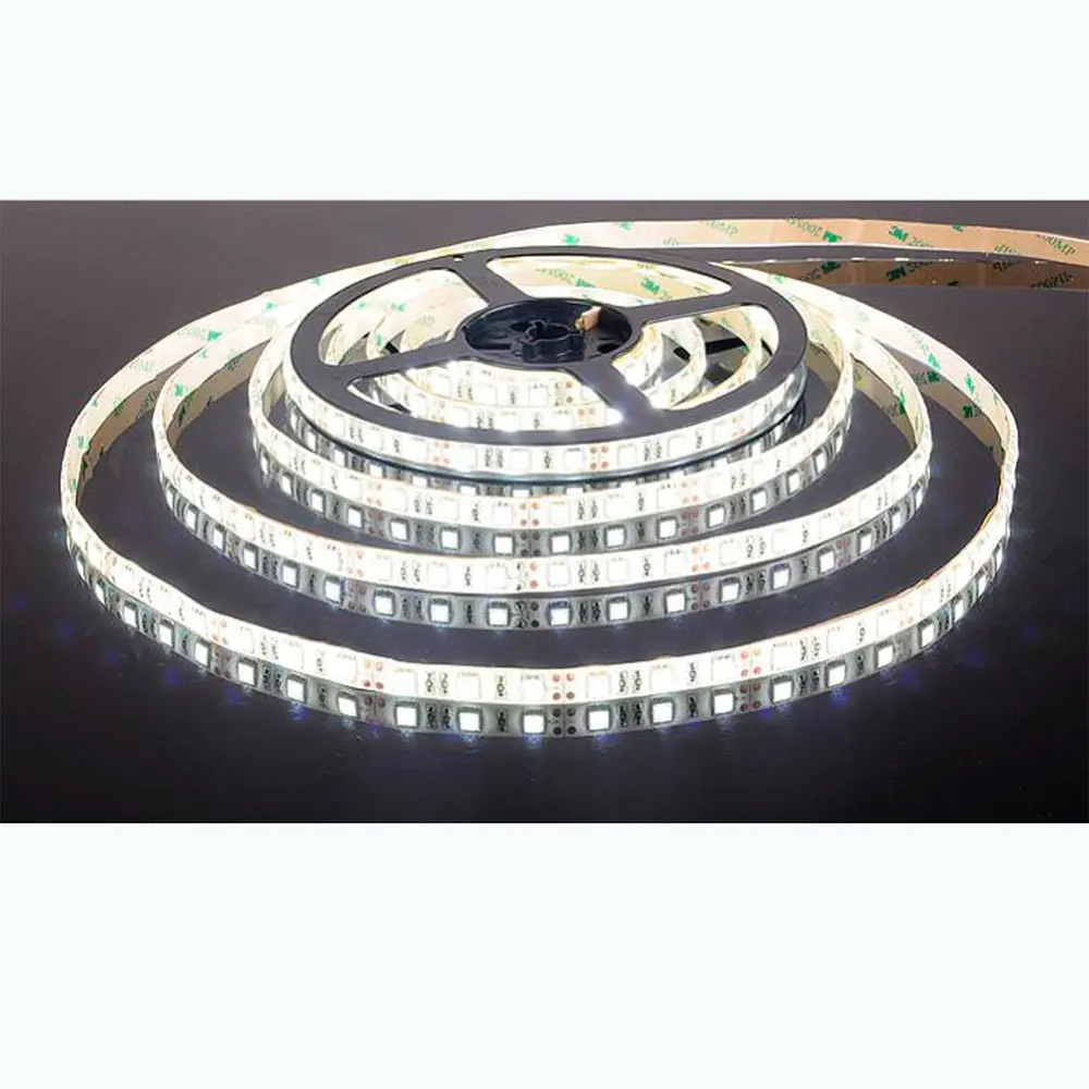 Светодиодная лента 12 вольт SMD 5050 60LED Smartbuy-IP65-14.4W CW 5 м |