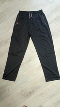 Pantalones de chándal de talla grande tamaño de los hombres pista corredores pantalones de cintura elástica deporte Casual pantalones holgados gimnasio ropa negro gris