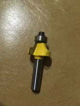 Broca con rodamiento para fresadora de madera, herramienta de carpintería de carburo de tungsteno, vástago de esquina redonda Sobre enrutador, 8mm, 1 Uds.