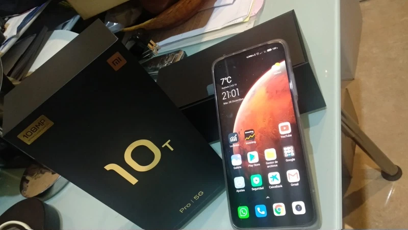 Xiaomi Mi 10T Pro 5G, smartphone, pantalla flagship 108MP IA, teléfono móvil, TrueColor, protección ocular, vídeo 8K, Wi-Fi 6