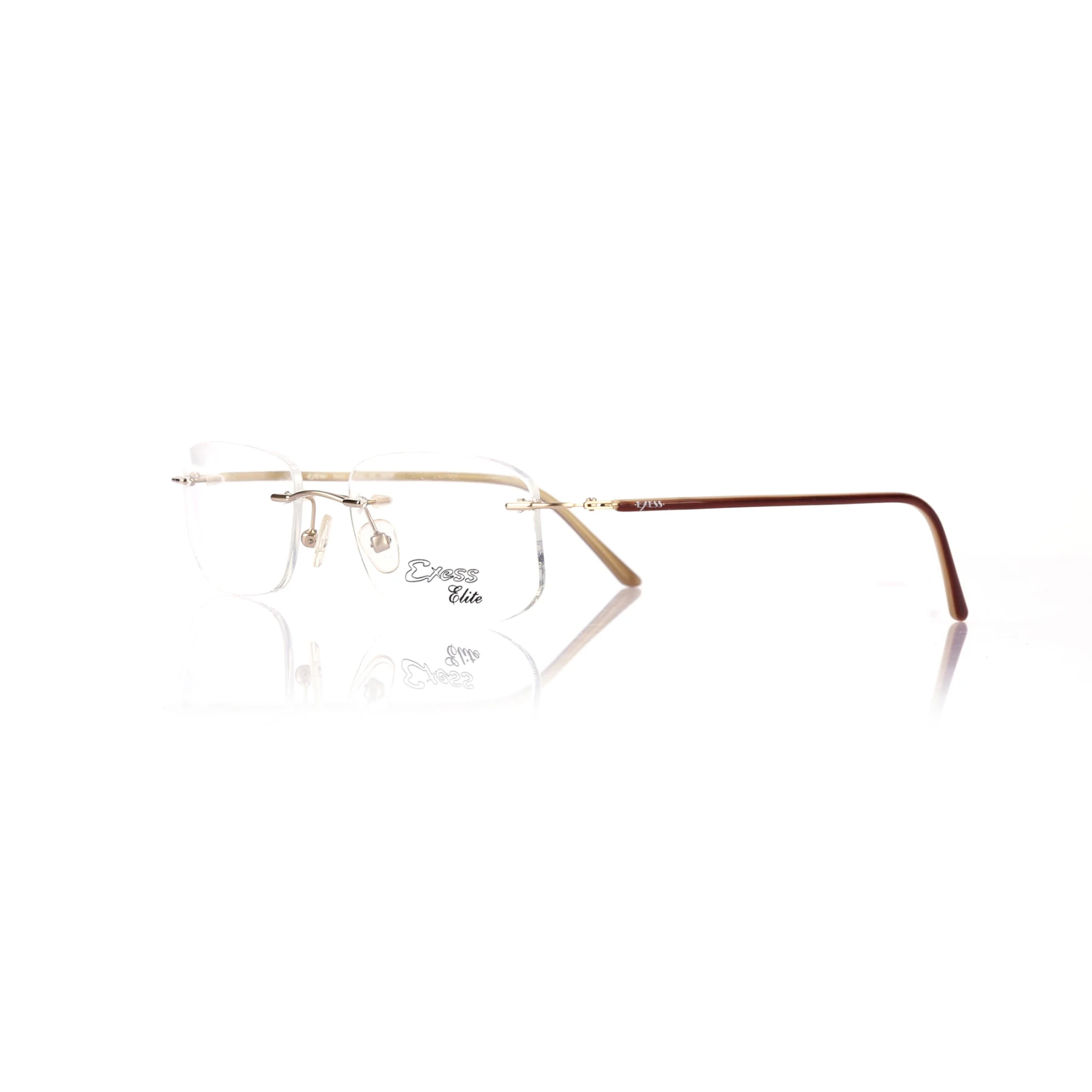 

Markamilla Unisex Reading Glasses Frame Demo Glasses Eyewear Transparent High Quality Women MenExess E 2685 4102
