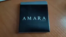 AMARA-lentillas cosméticas, lentillas de colores para ojos, bonitas, serie negra, 1 par