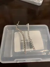 BOAKO-Pendientes de cadena con borlas para mujer, aretes colgantes de estrella, Pendientes para Piercing de plata 925 Kolczyki #9,2