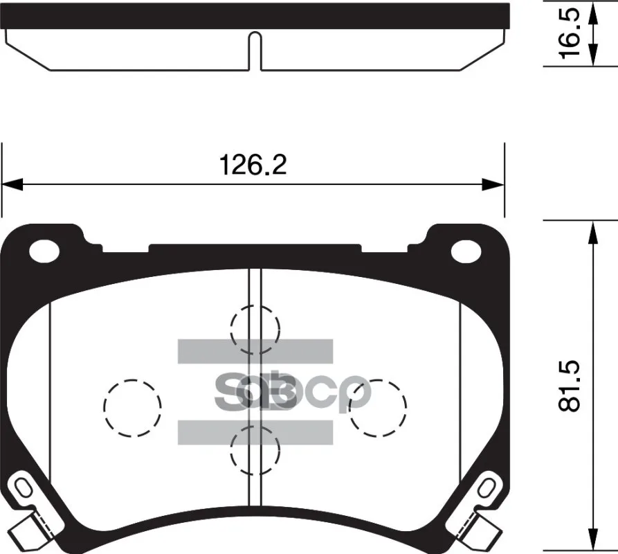 Sp1206sns_[581013ba20]!Колодки Дисковые П Hyundai Equus 4.5 00