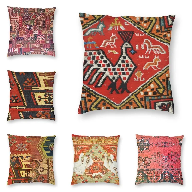 Traditional Turkish Kilim Boho Moroccan Cushion Cover Sofa Throw Pillowcase