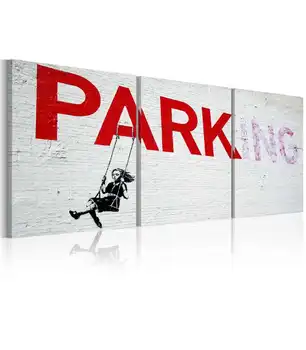 

Picture-girl on a Swing (Banksy)