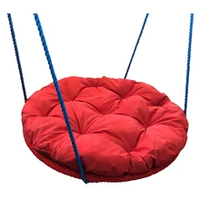 Качели детские "Гнездо" Ø 900 мм с подушкой в оплетке