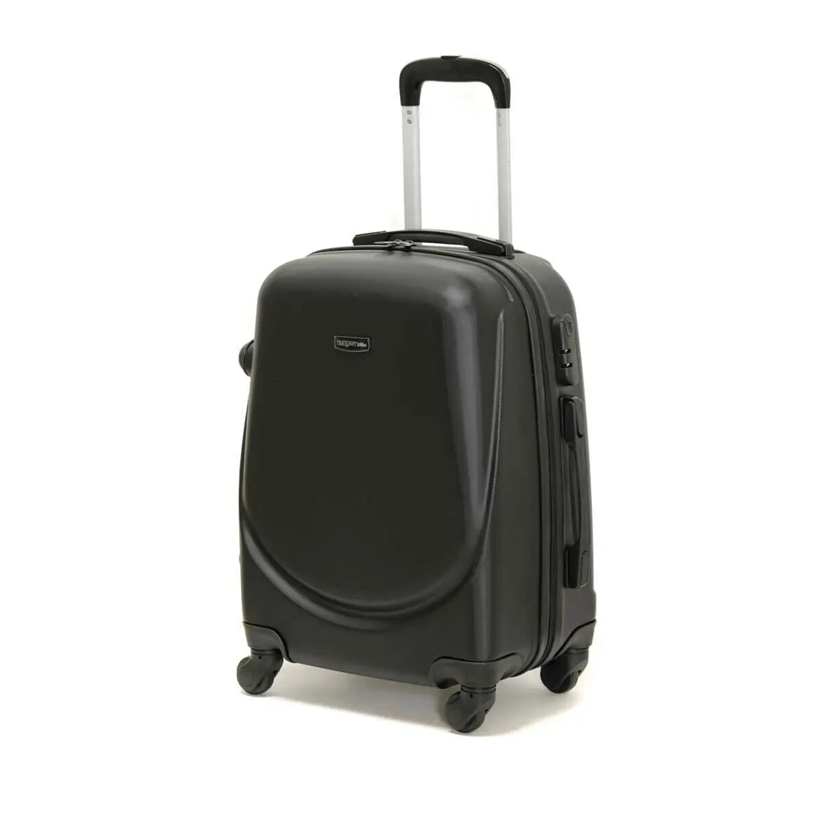 FLO U KMR 6101-K Black Unisex Small Suitcases Travel Soft