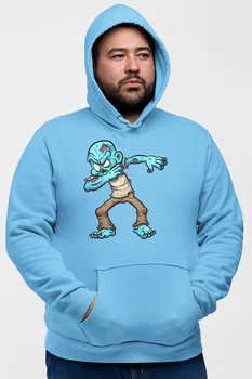 

Angemiel Wear Dab Makes Zombie Blue Men 'S Hooded Sweatshirt