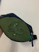 Riñonera con dibujo de dinosaurio para chico y niña, bolso de pecho con cinturón para niño, bolsa de dinero, riñonera con cremallera para bebé
