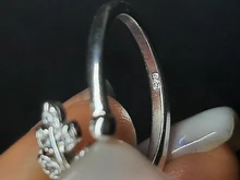 Opening-Rings 925-Sterling-Silver Resizable Female Personality Fashion Fresh Trendy SRI025