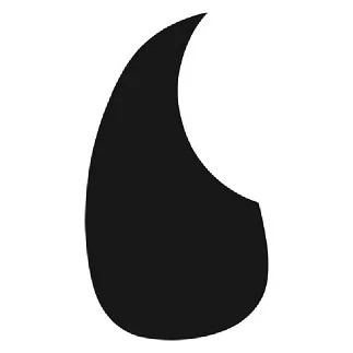 

A025g protective cover black for left-handed guitar Alice