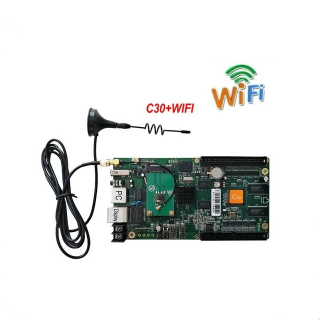 HD-C30 приемная карта-станция с WIFI 640X480/1024X300/600X512 пикселей (HUIDU) | Электронные