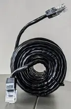 Techage-Cable de red Ethernet RJ45 para exteriores, 10M, 20M, 30M, 50M, resistente al agua, sistema de cámara IP CCTV POE