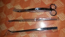 Trim-Tool-Kit-Set Scissor Tweezers Aquarium Live-Plants 3in1 Long-Handle