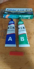 Kafuter-adhesivo para reparación de Metal A + B, superpegamento de hierro y acero, radiador automático, tanque de agua, fugas especiales, 65g, pegamento de soldadura