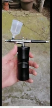 Juego de Mini aerógrafo inalámbrico multiusos, bomba de pulverización Gen Pen, compresor de aire portátil, modelo de pintura artística