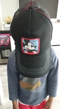 Minnie de Disney de malla con estampado de Mickey para hombre y mujer, gorra de malla con estampado de Mickey, Snapback, Gorra de béisbol de algodón Hip Hop, unisex