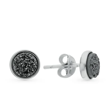 

Silver earrings with crystal sunlight sample 925
